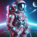 ピンクな宇宙服2 by Bing 2枚目