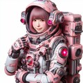 ピンクな宇宙服2 by Bing 3枚目