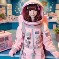 ピンクな宇宙服2 by Bing 8枚目