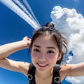 スカイダイビング女子4 2枚目