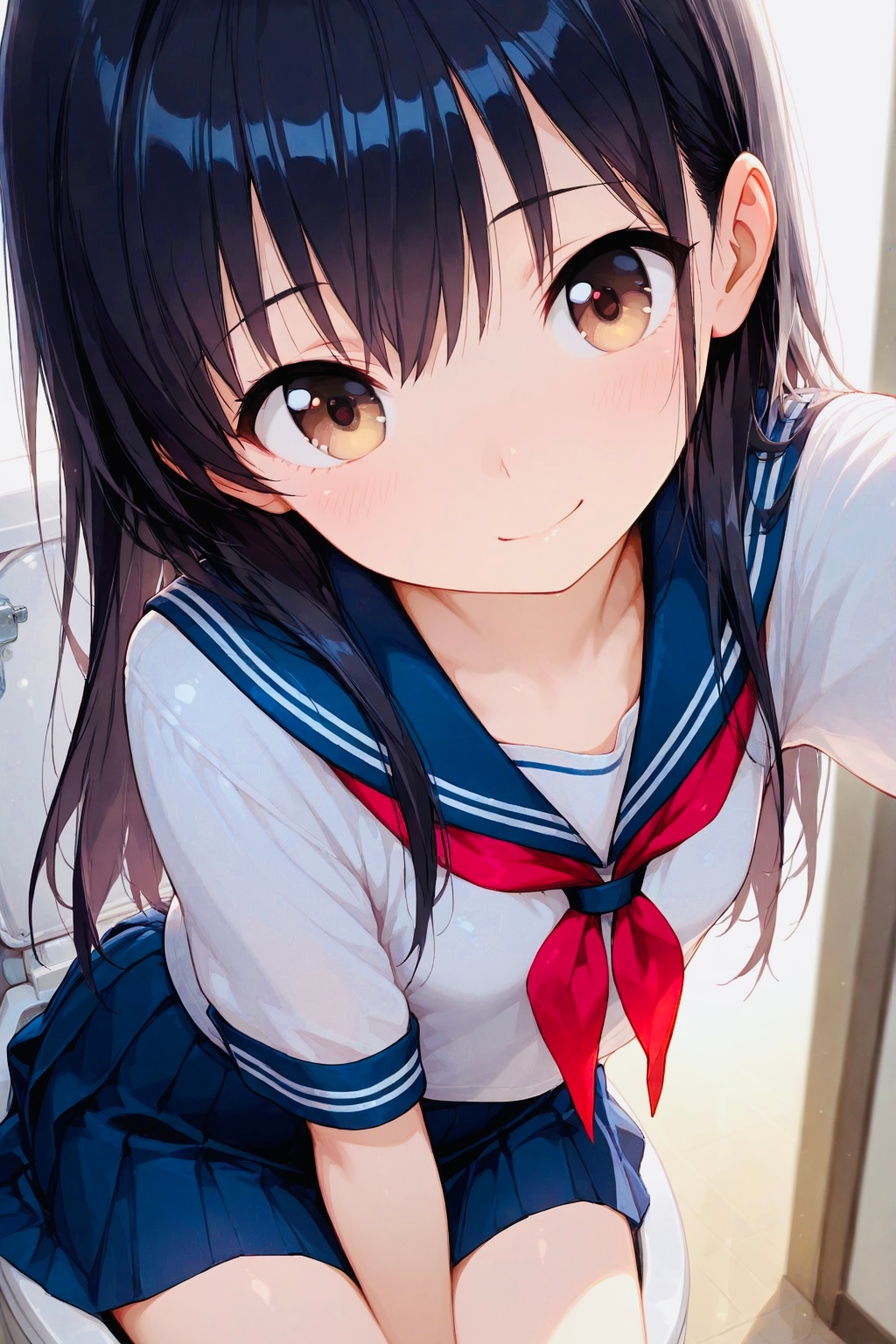 む(無味無臭)さんの黒髪ちゃん