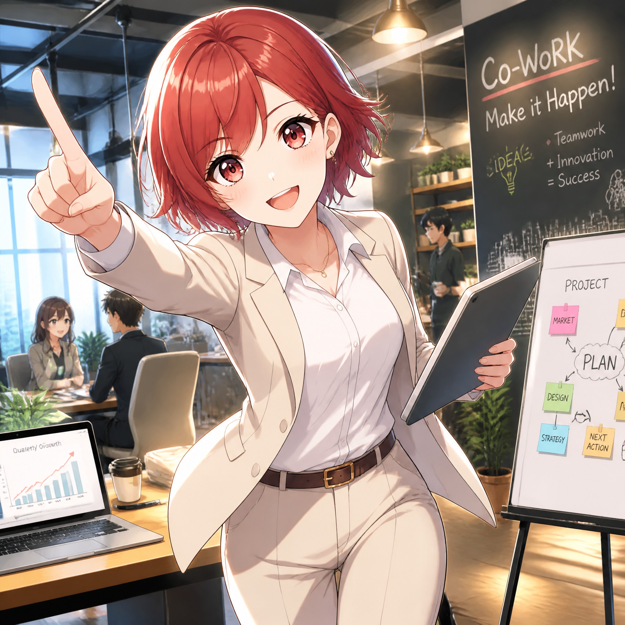 スーツ姿（１）秋津七海　GPTimages2.0 | の人気AIイラスト・グラビア
