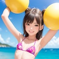 かわいい水着・ビキニの女の子 9枚目