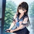 ずぶ濡れスクールガール 2枚目