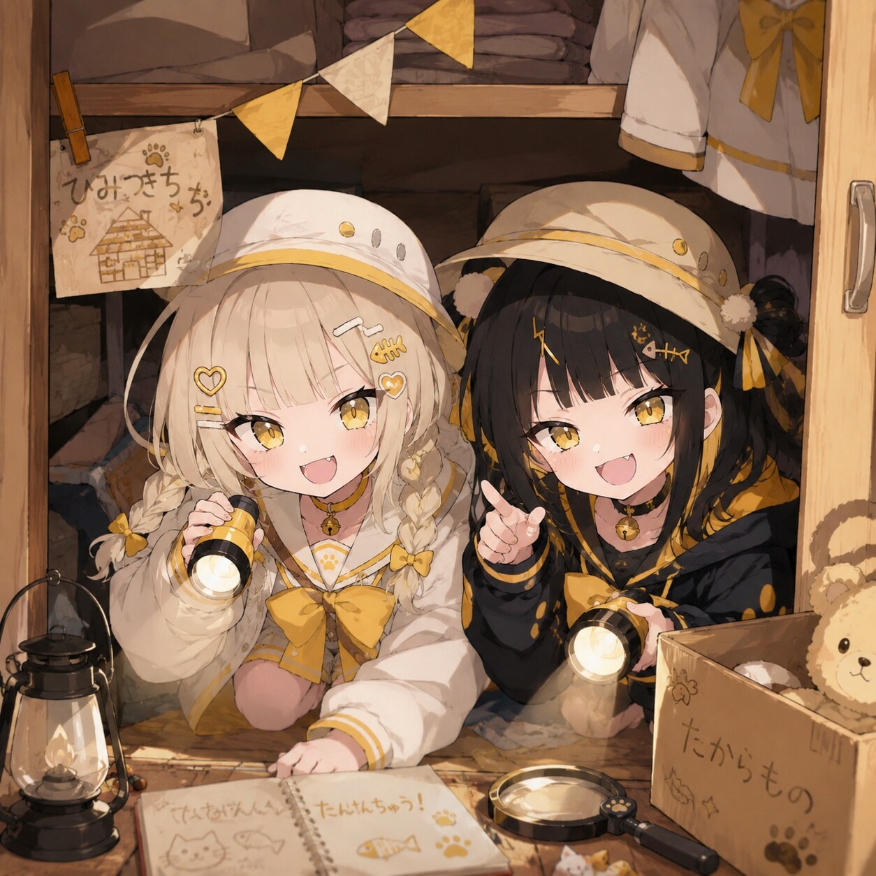 押入れ探検隊ごっこ | の人気AIイラスト・グラビア