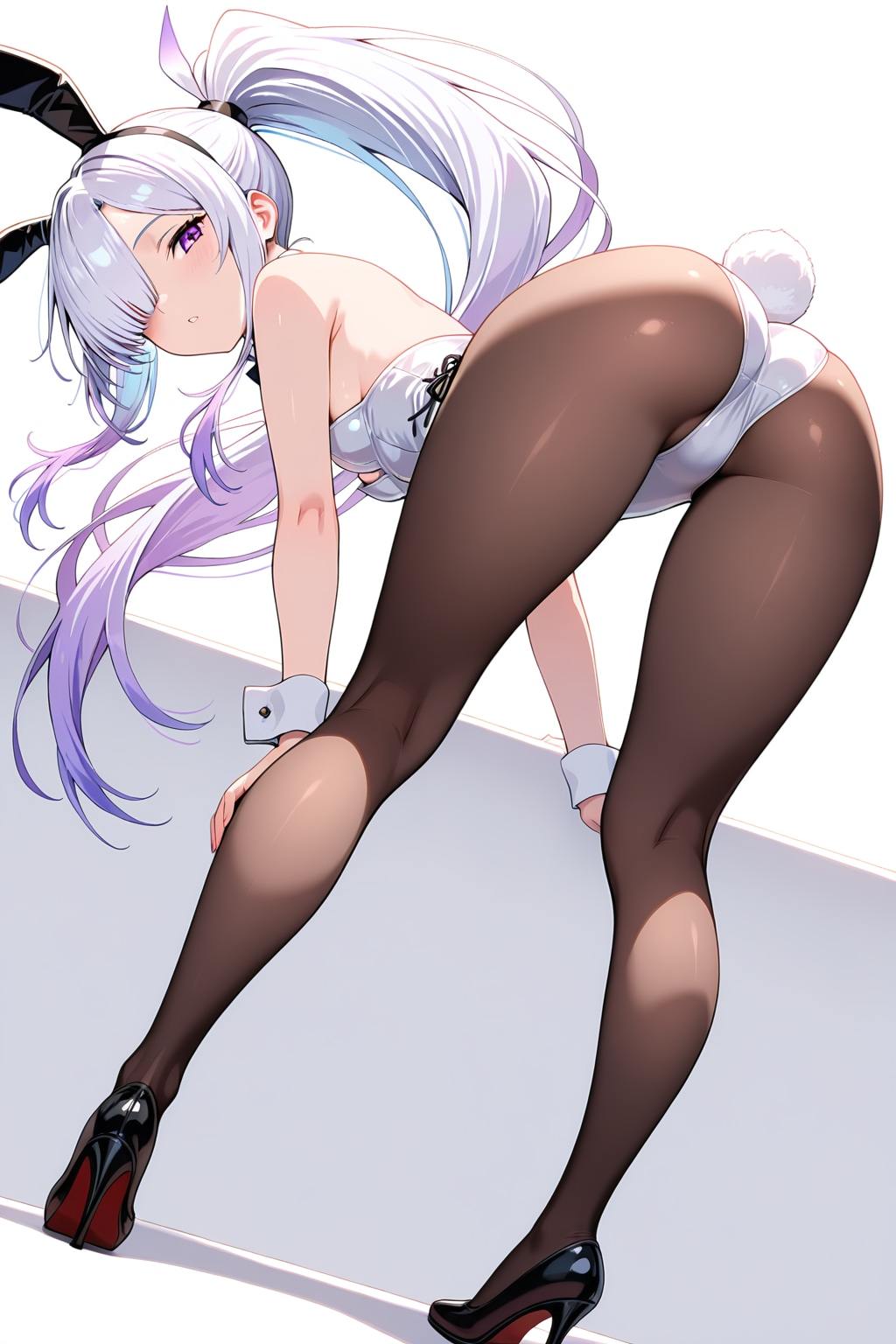 メカクレ薄紫髪ちゃん01
