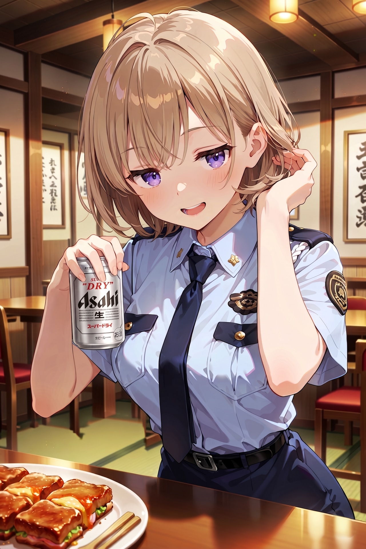 ジト目婦警さんとビール ～乾さつきのドライな日常～ Z529