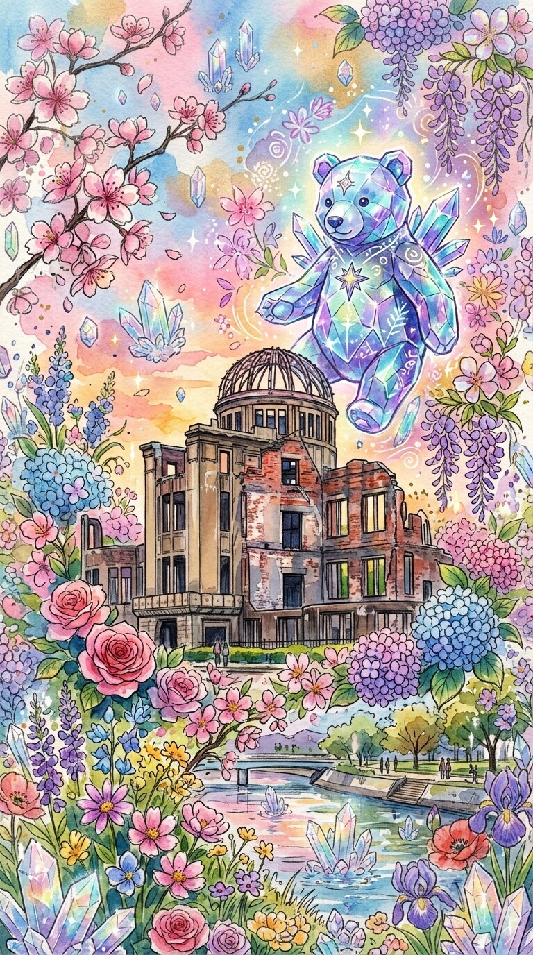 平和祈願のクマ
