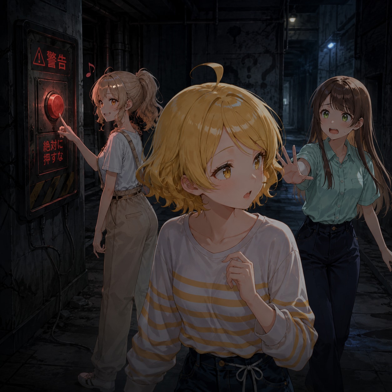 ここにボタンが | の人気AIイラスト・グラビア