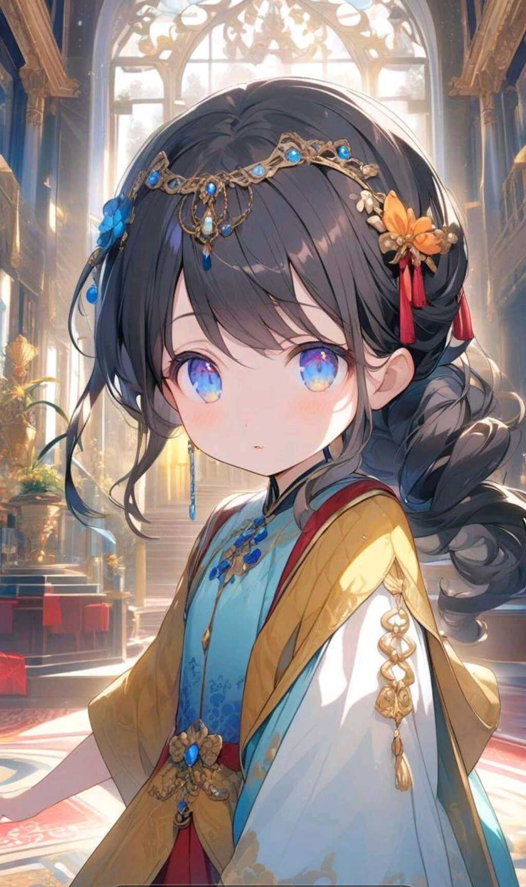 中華王族の小さな女の子