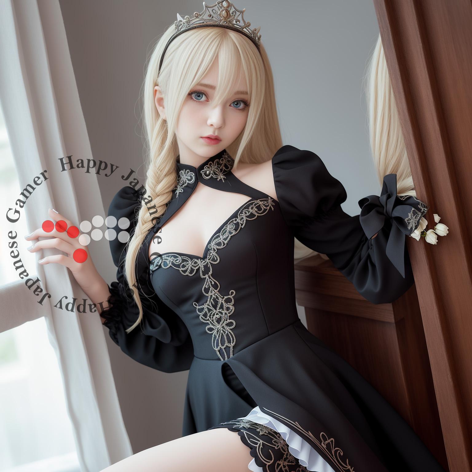 SSR: 黒いドレスのプリンセス