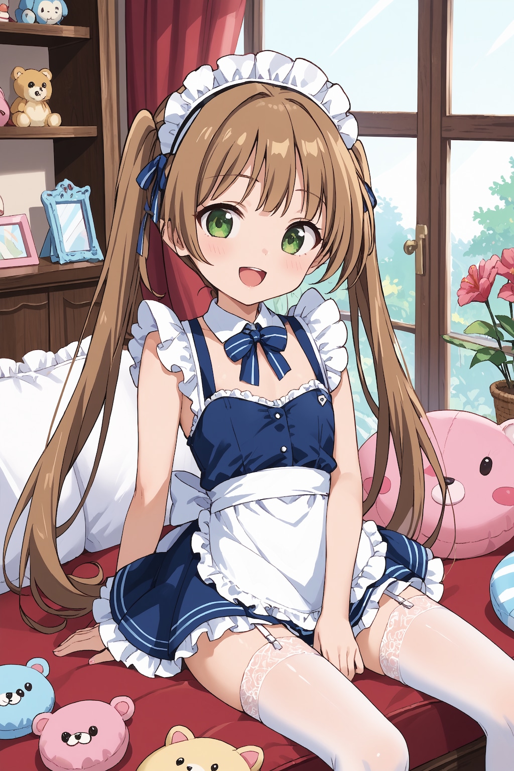 チカちゃん メイド＆うさみみフード