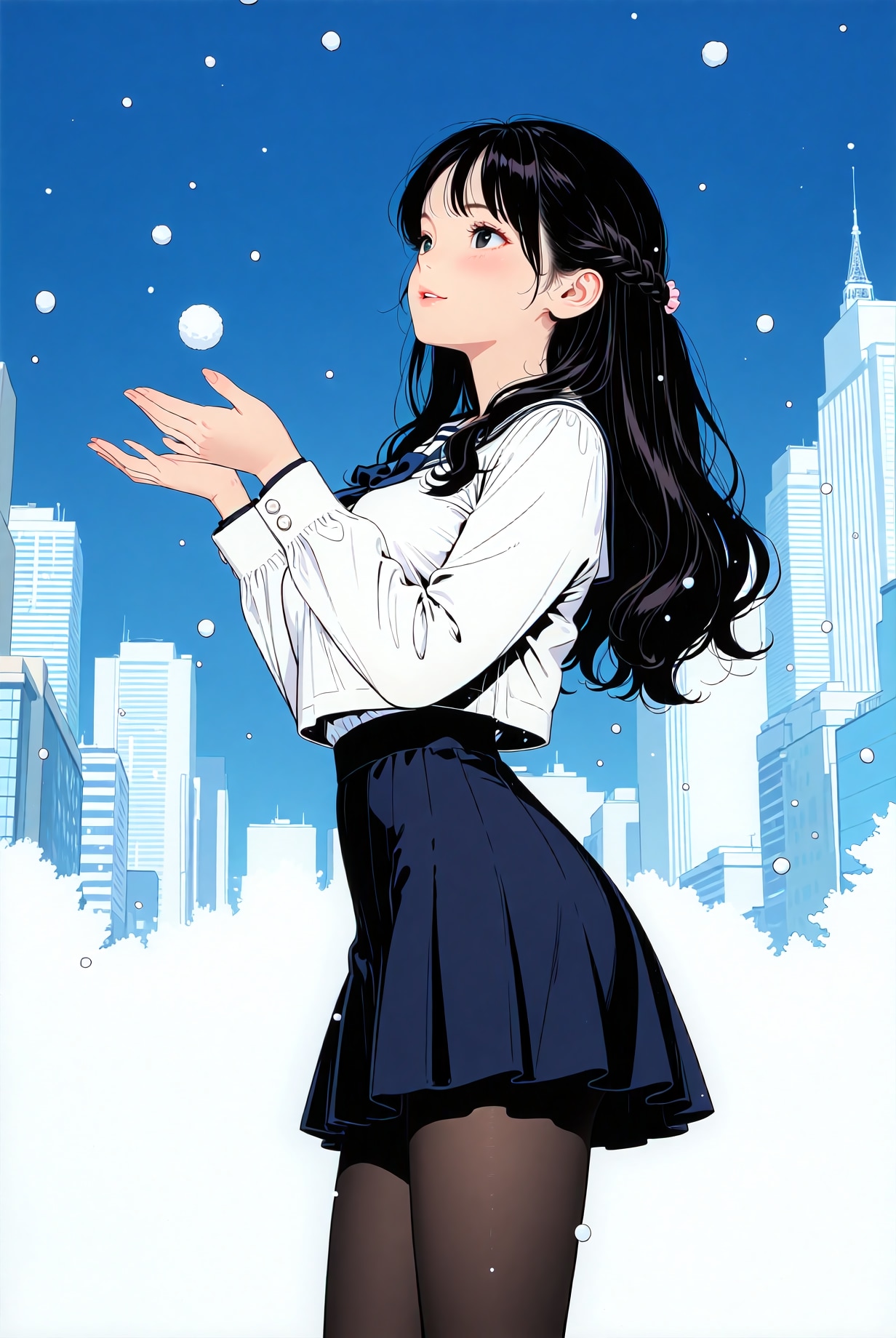 雪 | の人気AIイラスト・グラビア