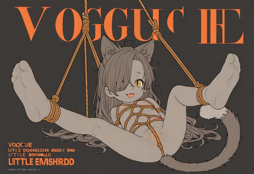 黒猫ちゃんを縛ったりぶっかけたり