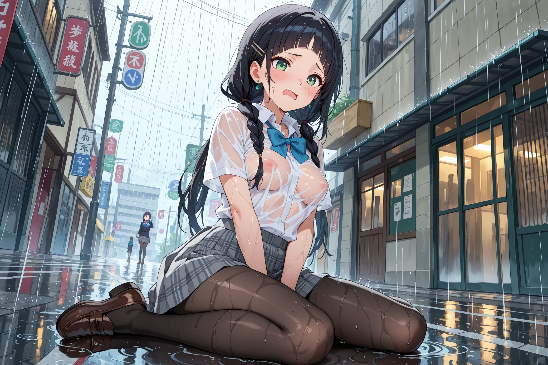 ずぶ濡れこよみちゃん