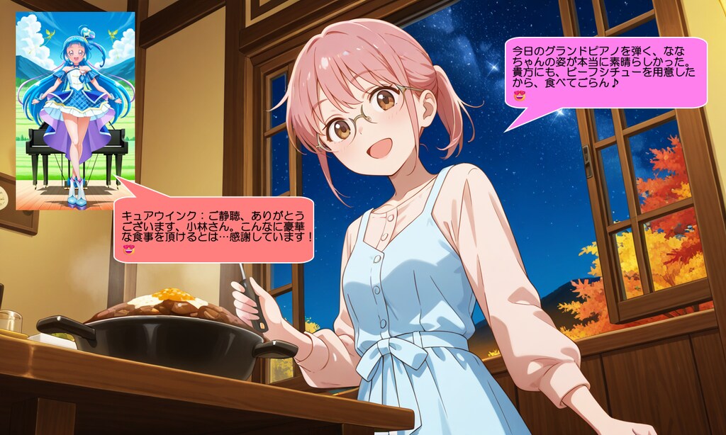 小林さん、ビーフシチューを作って喜ばせる