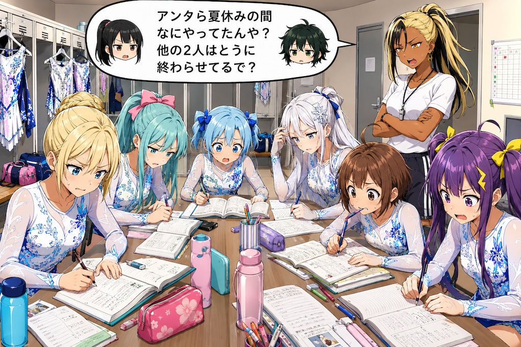 夏休みの宿題を