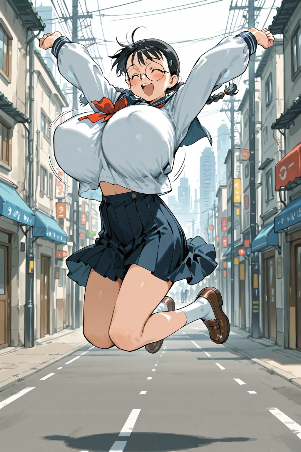 ジャンピングおさげちゃん