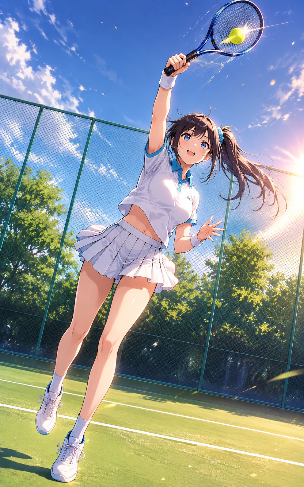 テニス少女バリエーション | の人気AIイラスト・グラビア
