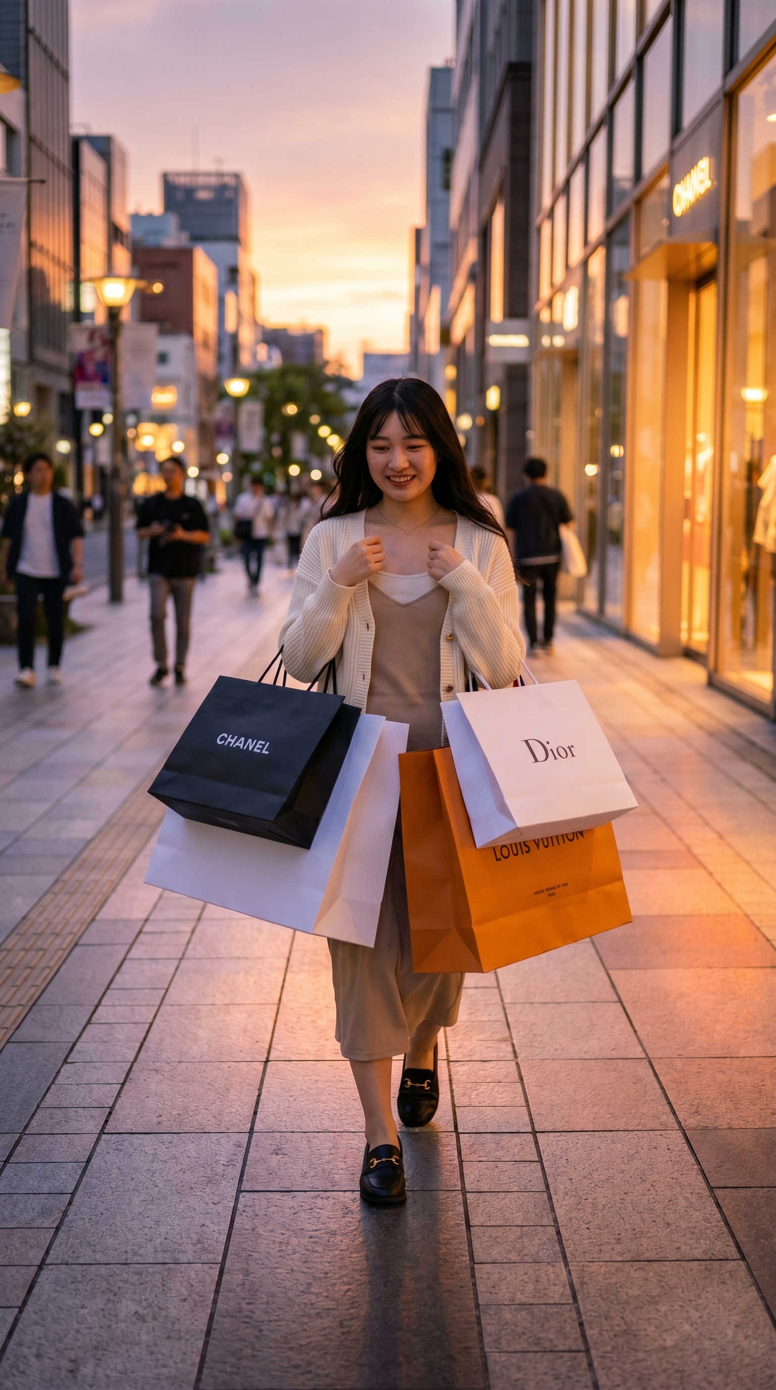 Golden Hour Shopping Therapy | の人気AIイラスト・グラビア