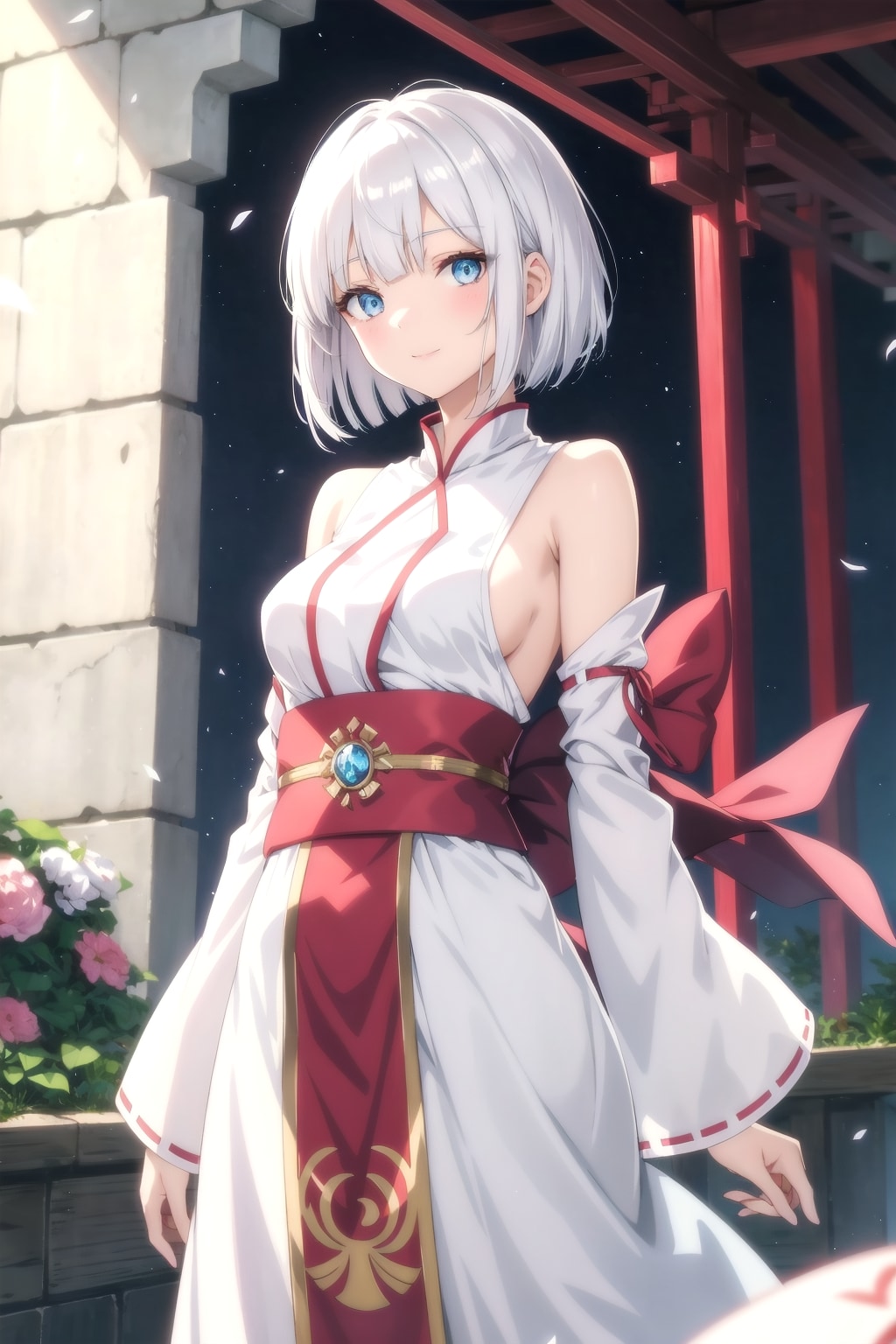 桜と青い瞳の約束