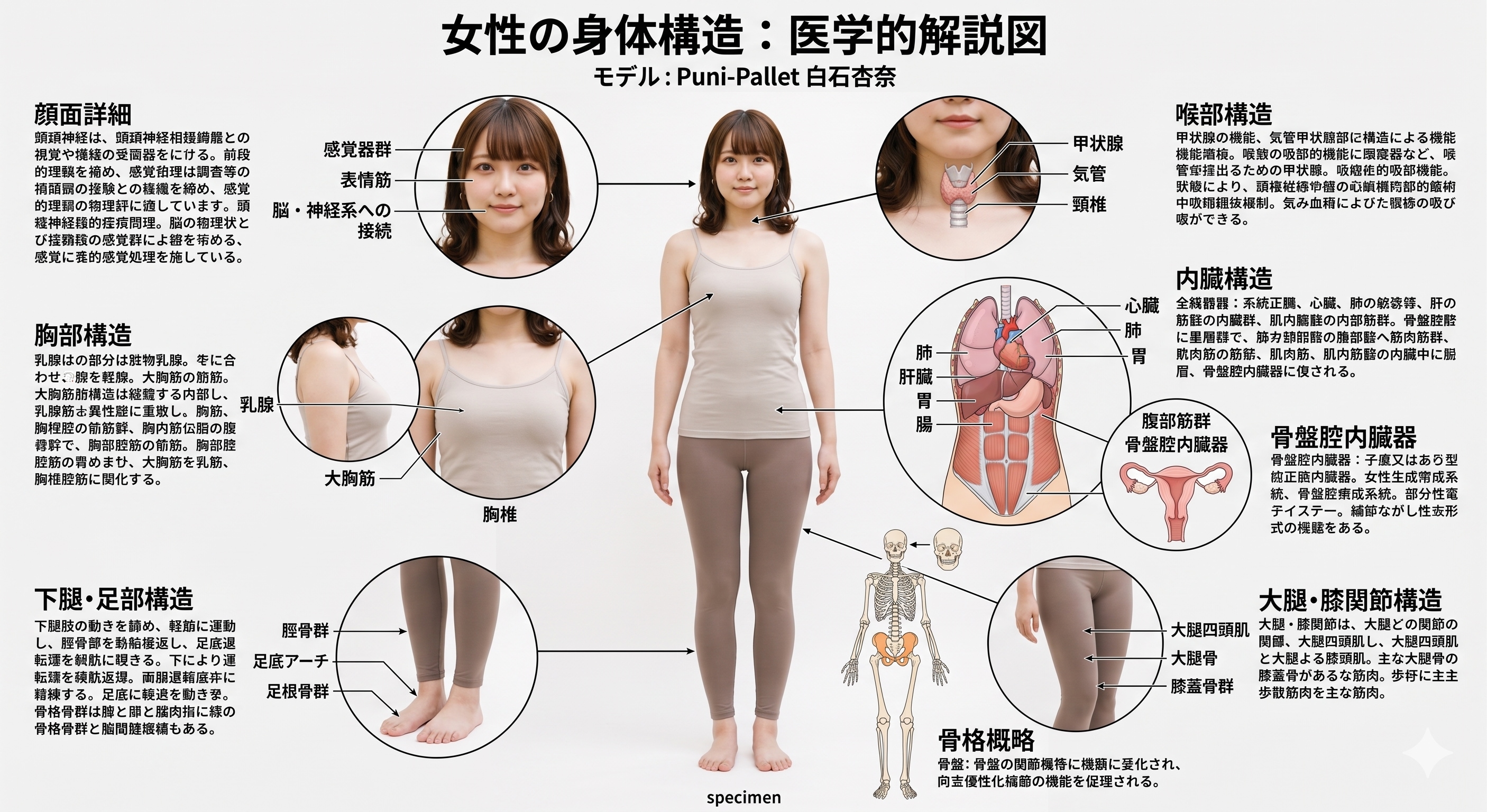 医学的の解剖なPuni-Palletの３人