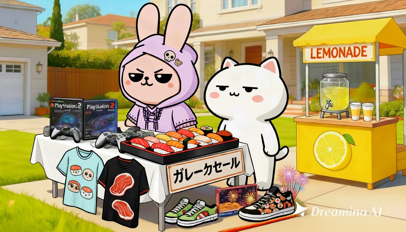 ガレージセール | の人気AIイラスト・グラビア