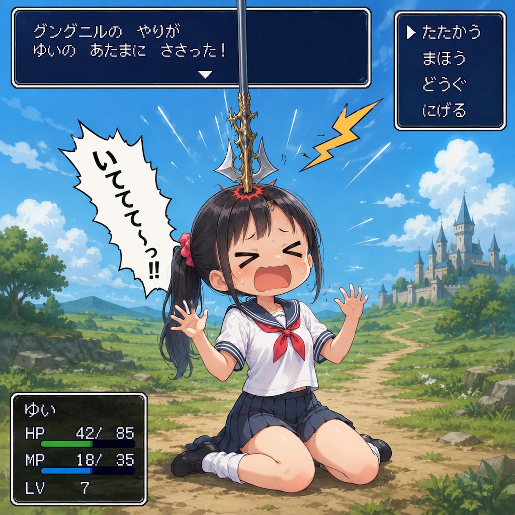 (頭上縛り)73.「ぐ」→「グングニル」たろう