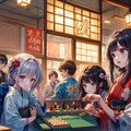 レトロモダン街の将棋★（6枚）レトロモダンシリーズ62 5枚目