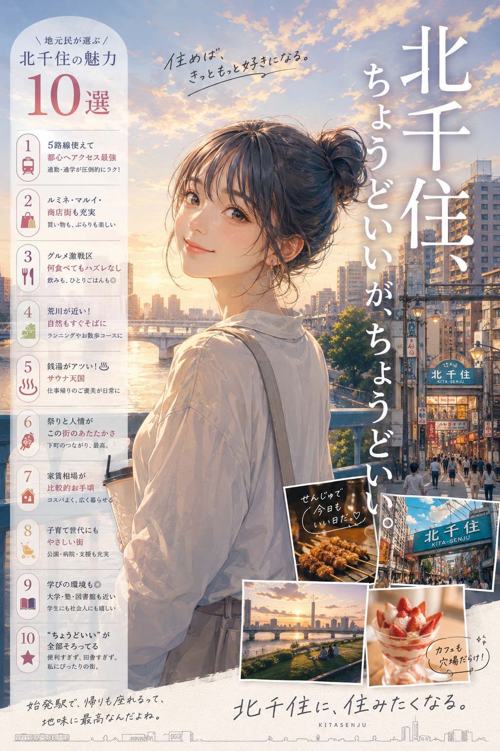 北千住、ちょうどいいがちょうどいい