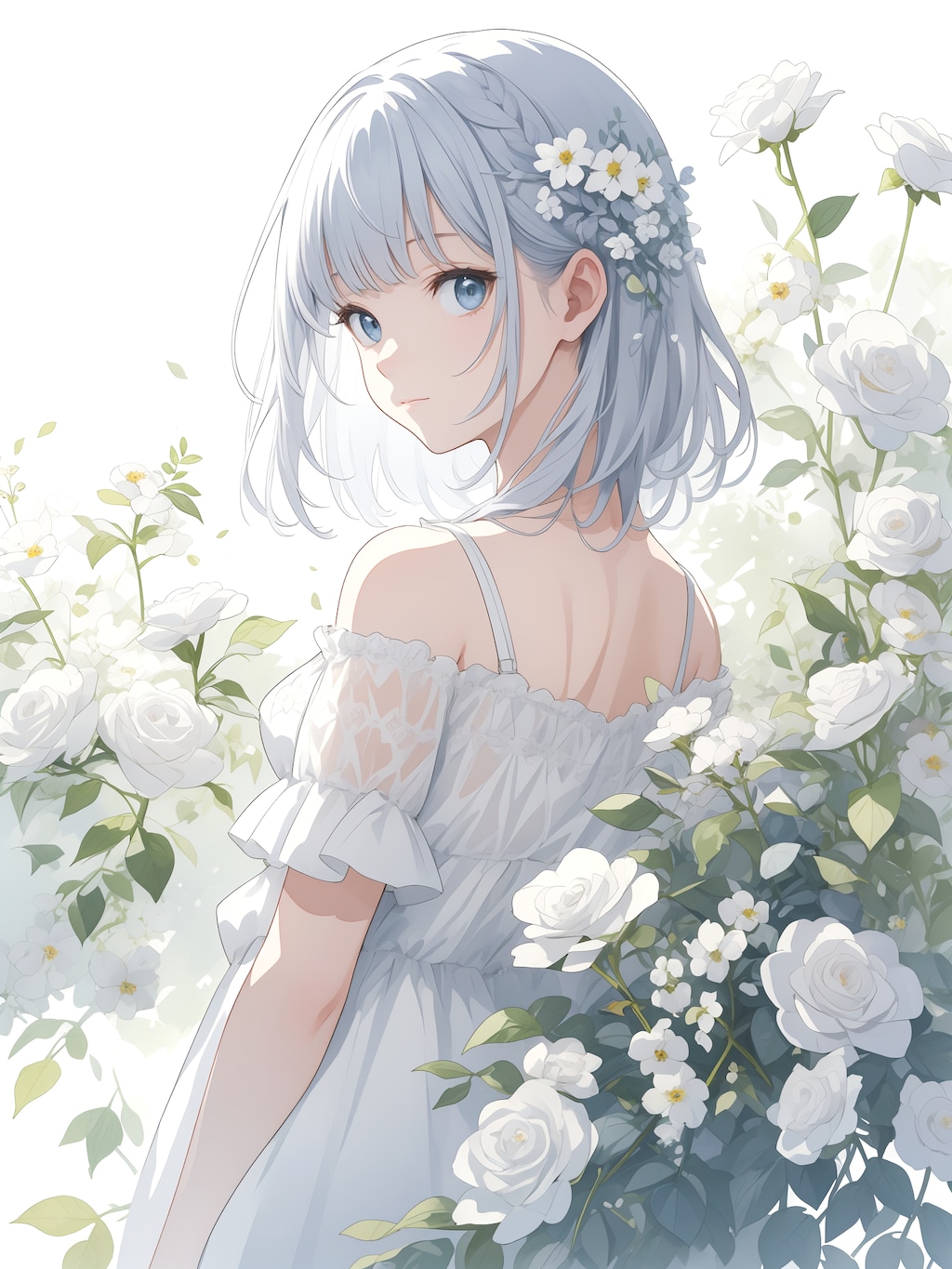white flower