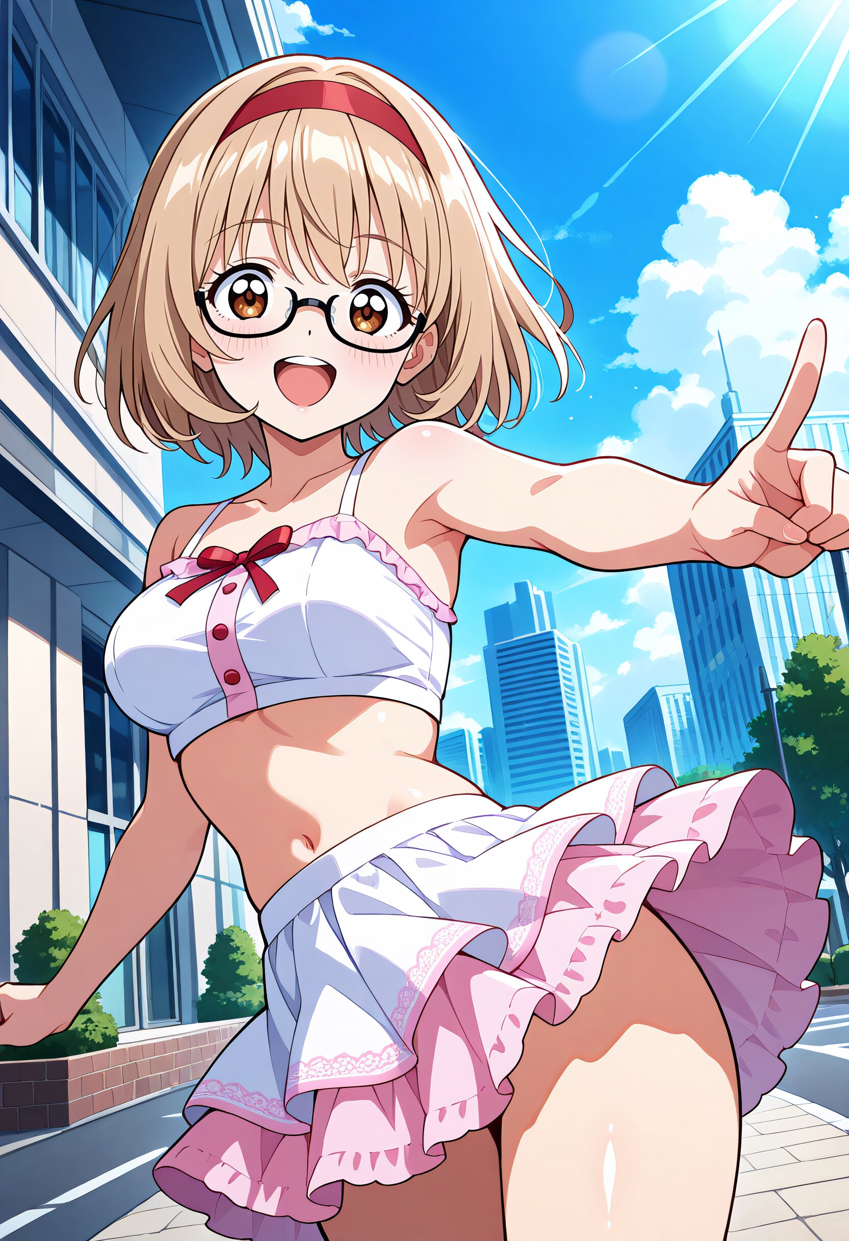 【今日の腹筋】へそ出しガーリー智美