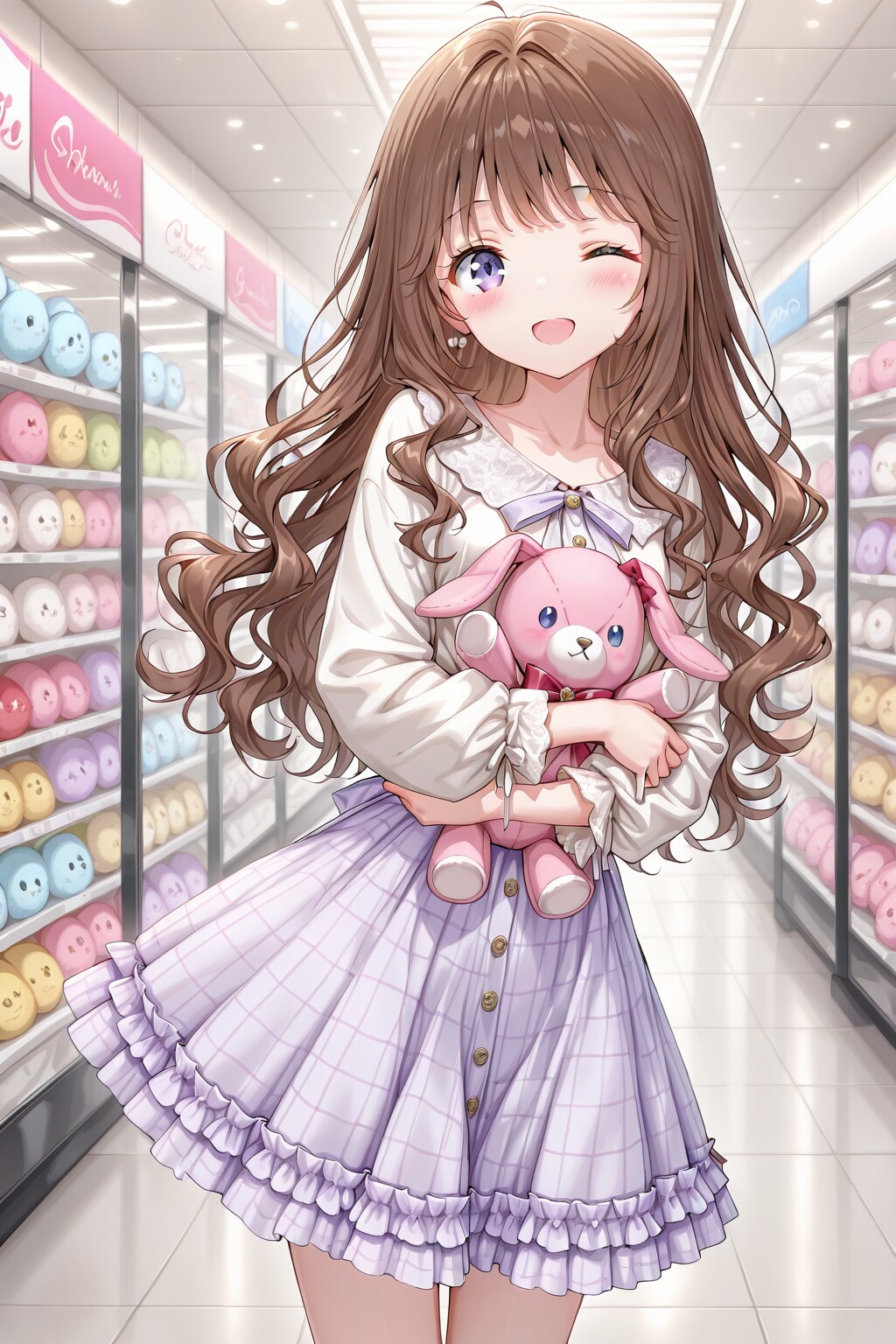 表情が変わる女の子