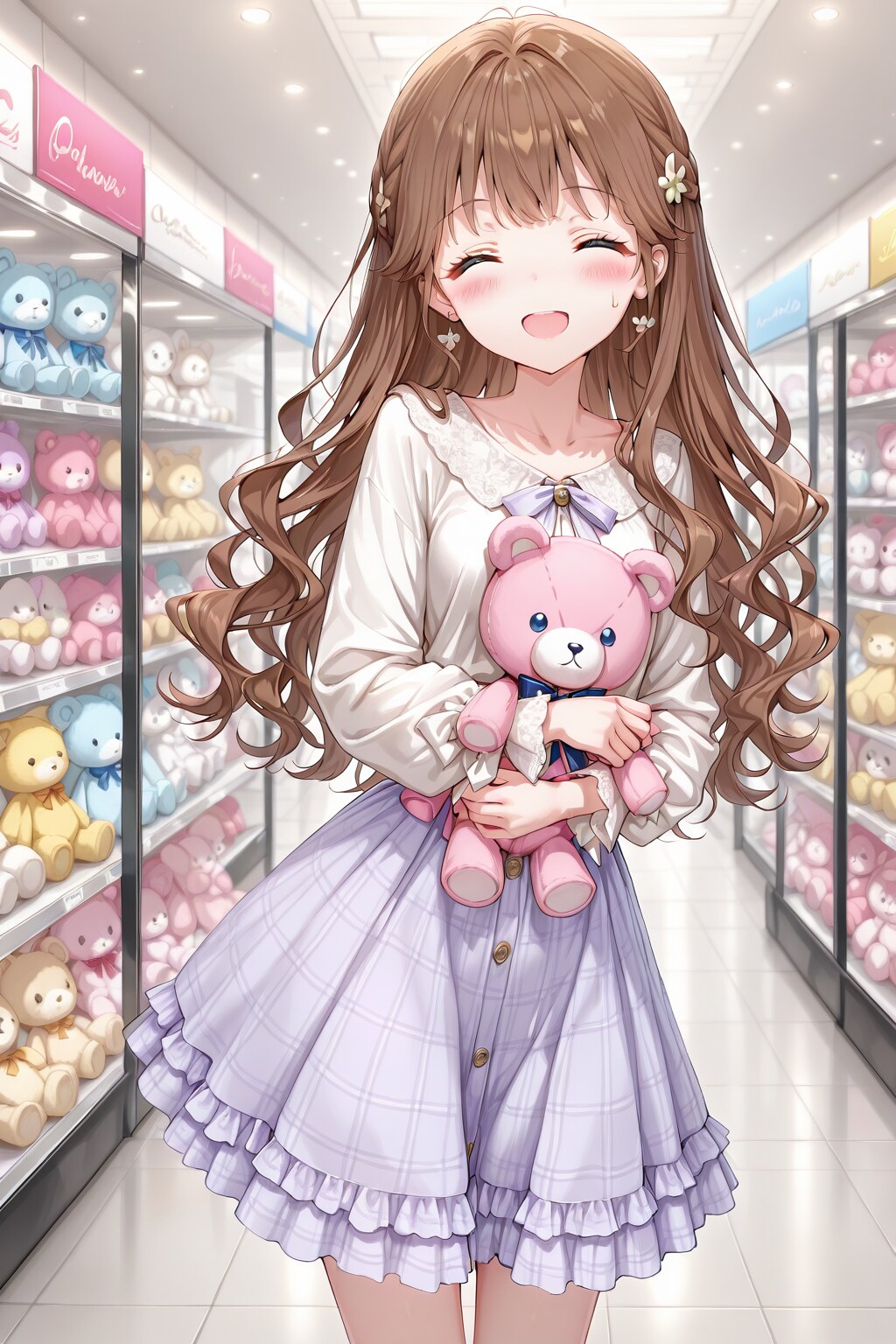 表情が変わる女の子