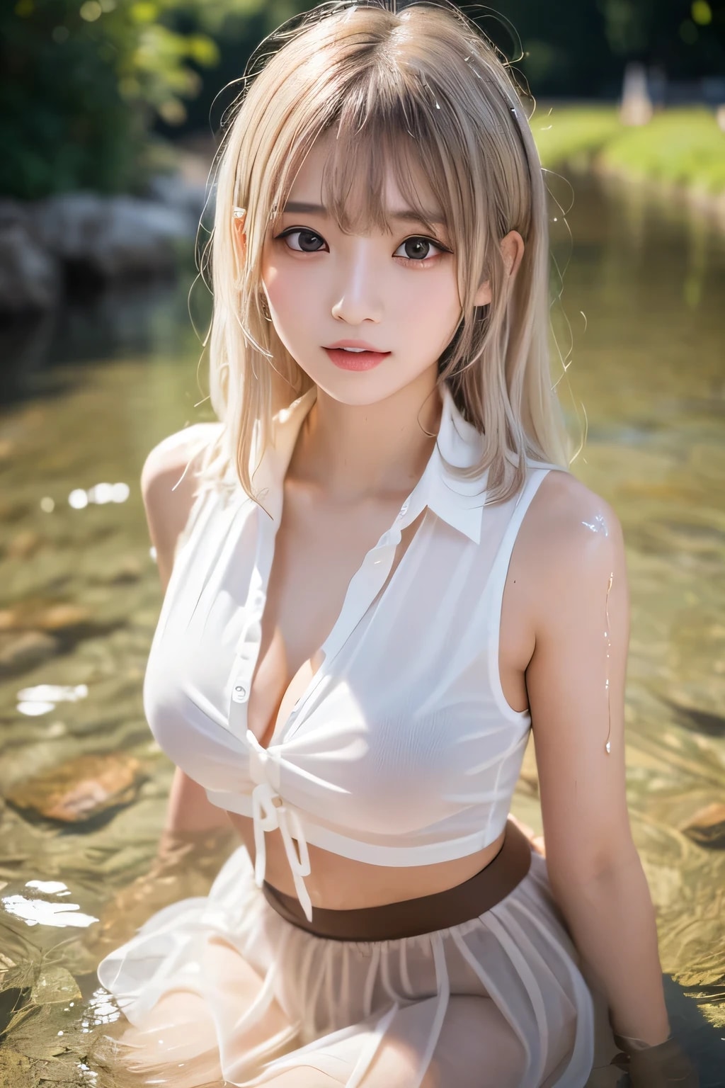 川遊び