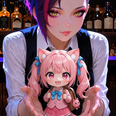 ヨソの娘を勝手にフィギュア化して販売 | の人気AIイラスト・グラビア