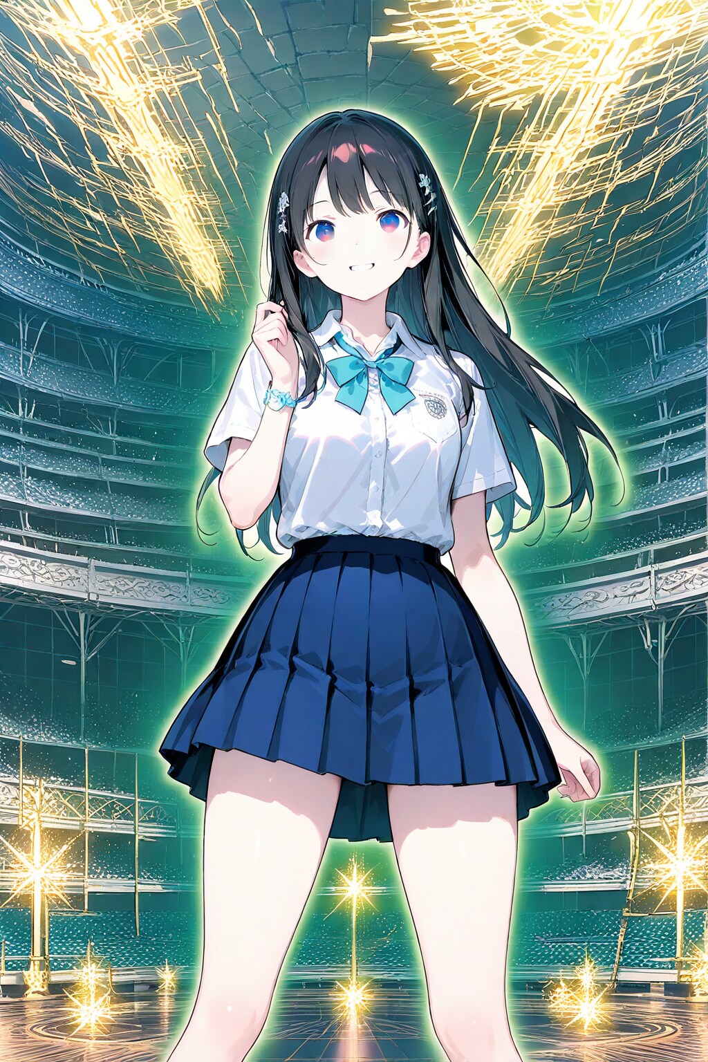 仮想空間に立つGPU学園のししょちゃん