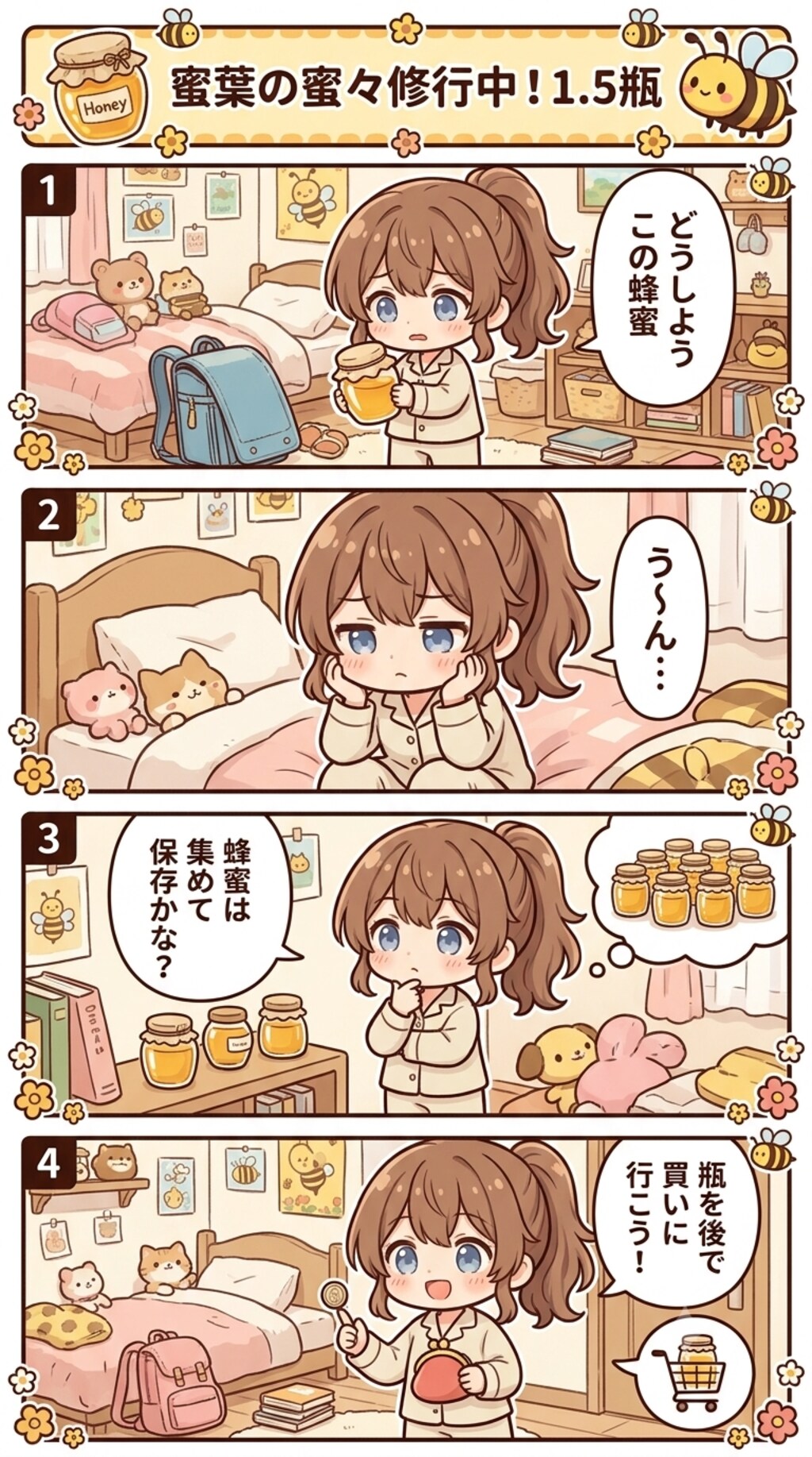 蜜葉の蜜々修行中！1.5瓶