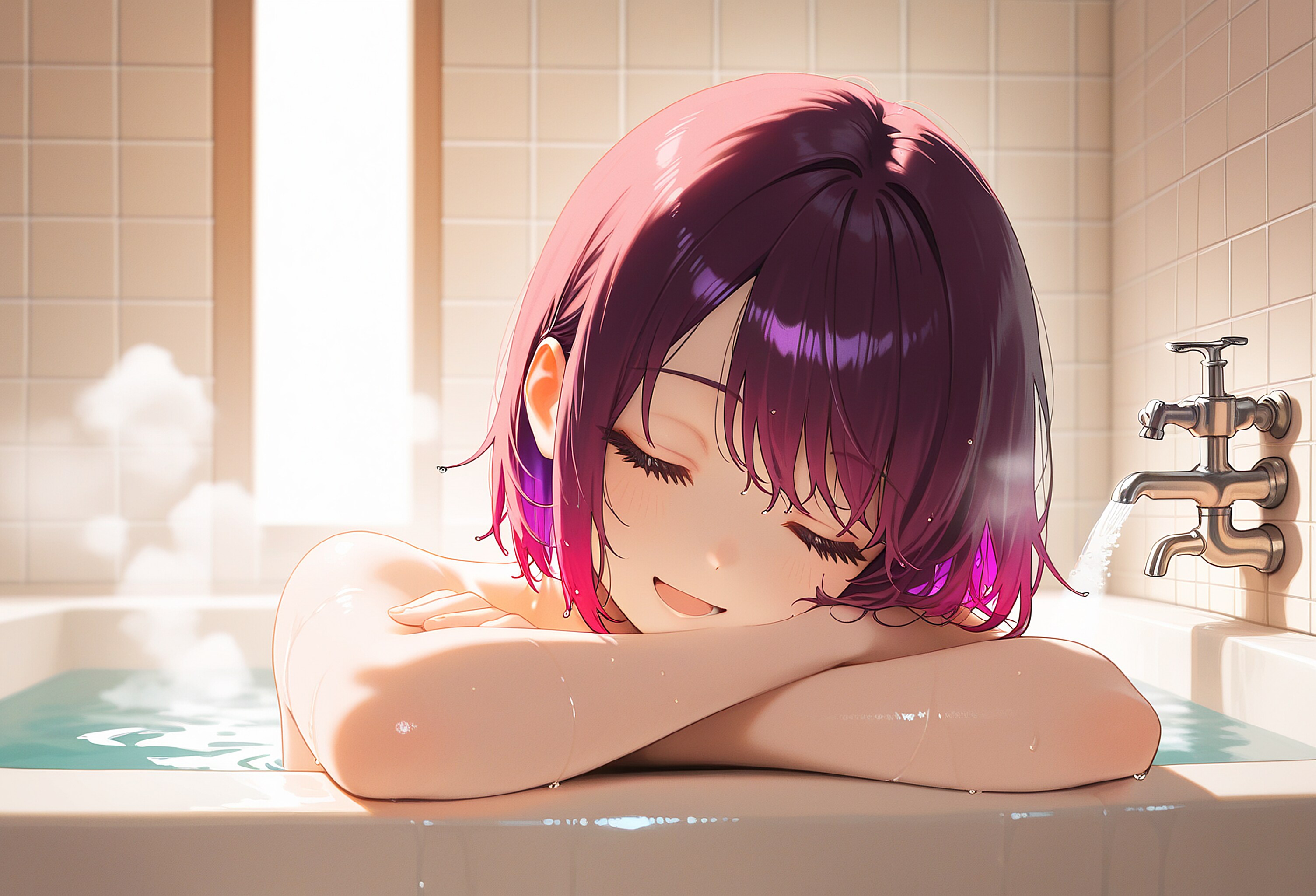 こんばんは（挨拶メイドの芽衣ちゃん）