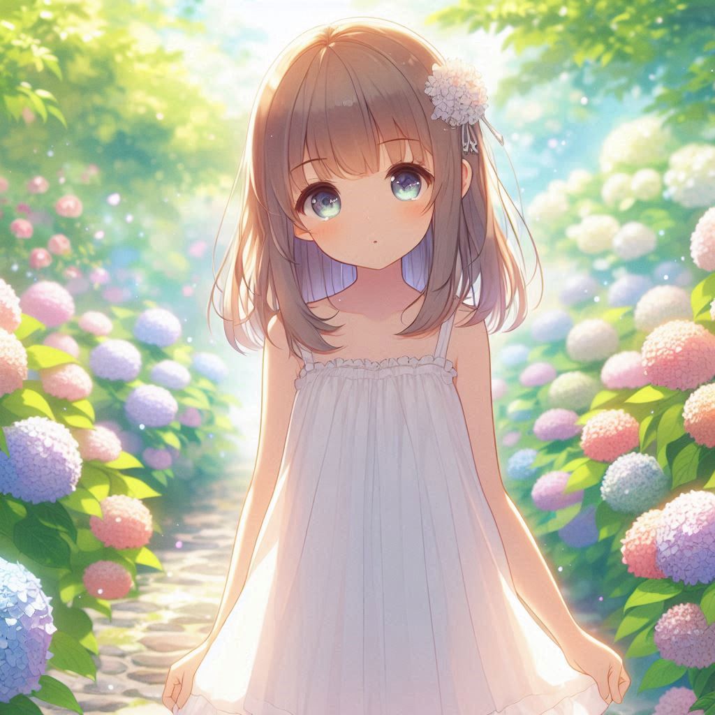 紫陽花(DALL-E)(2)