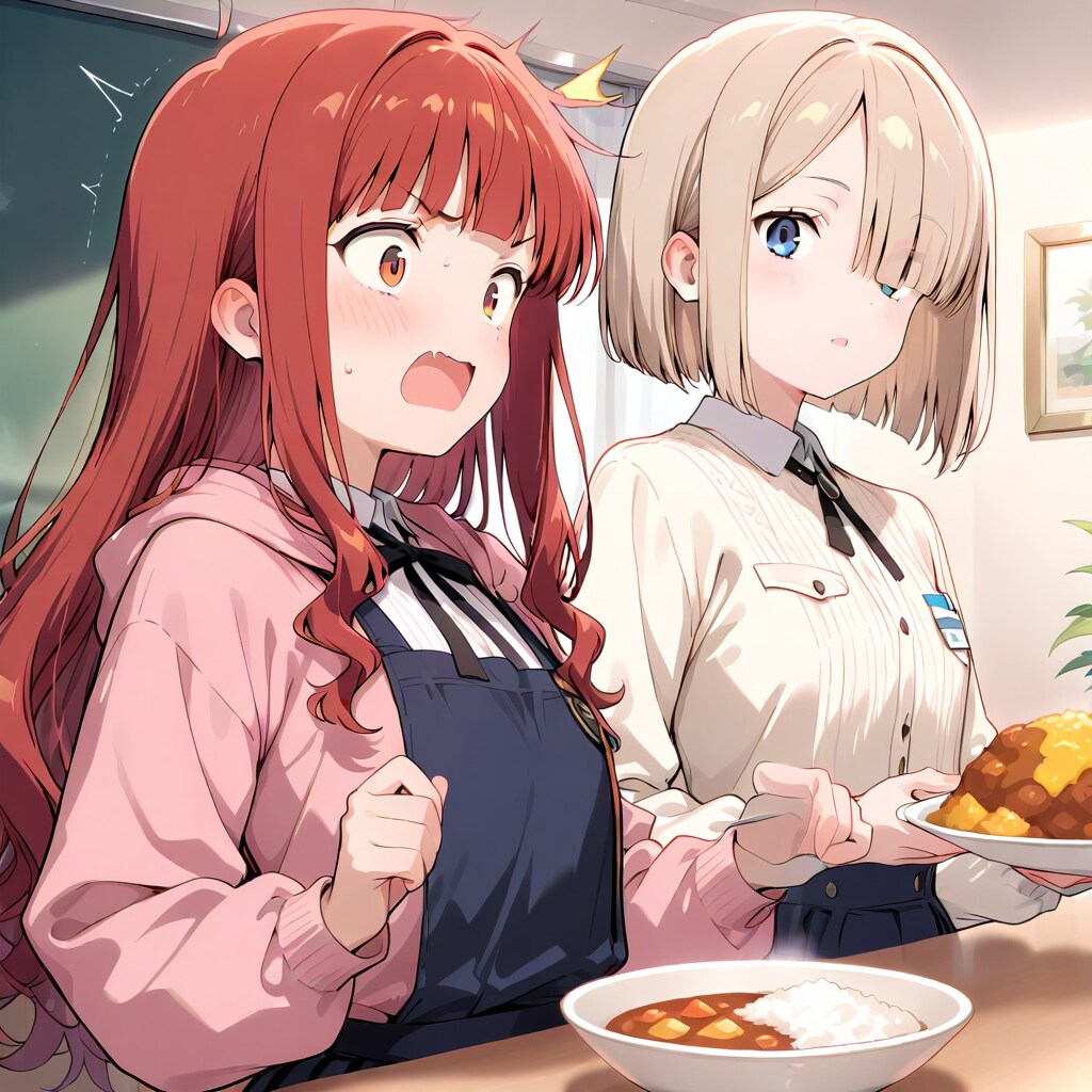 なんでナンを頼んだのにライスが来てるのよッ！！ | の人気AIイラスト・グラビア