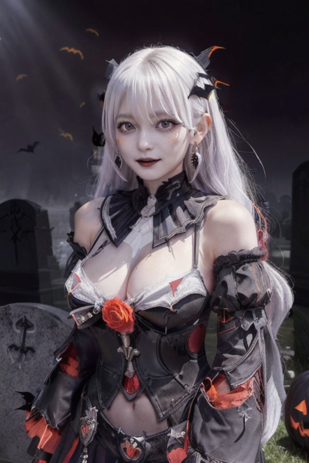 肝試しに気合入れすぎっ娘ちゃん