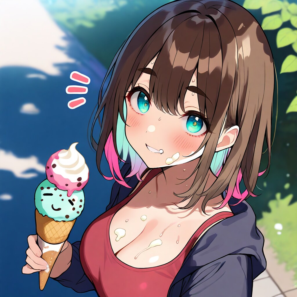 154 視線に気がついた太眉