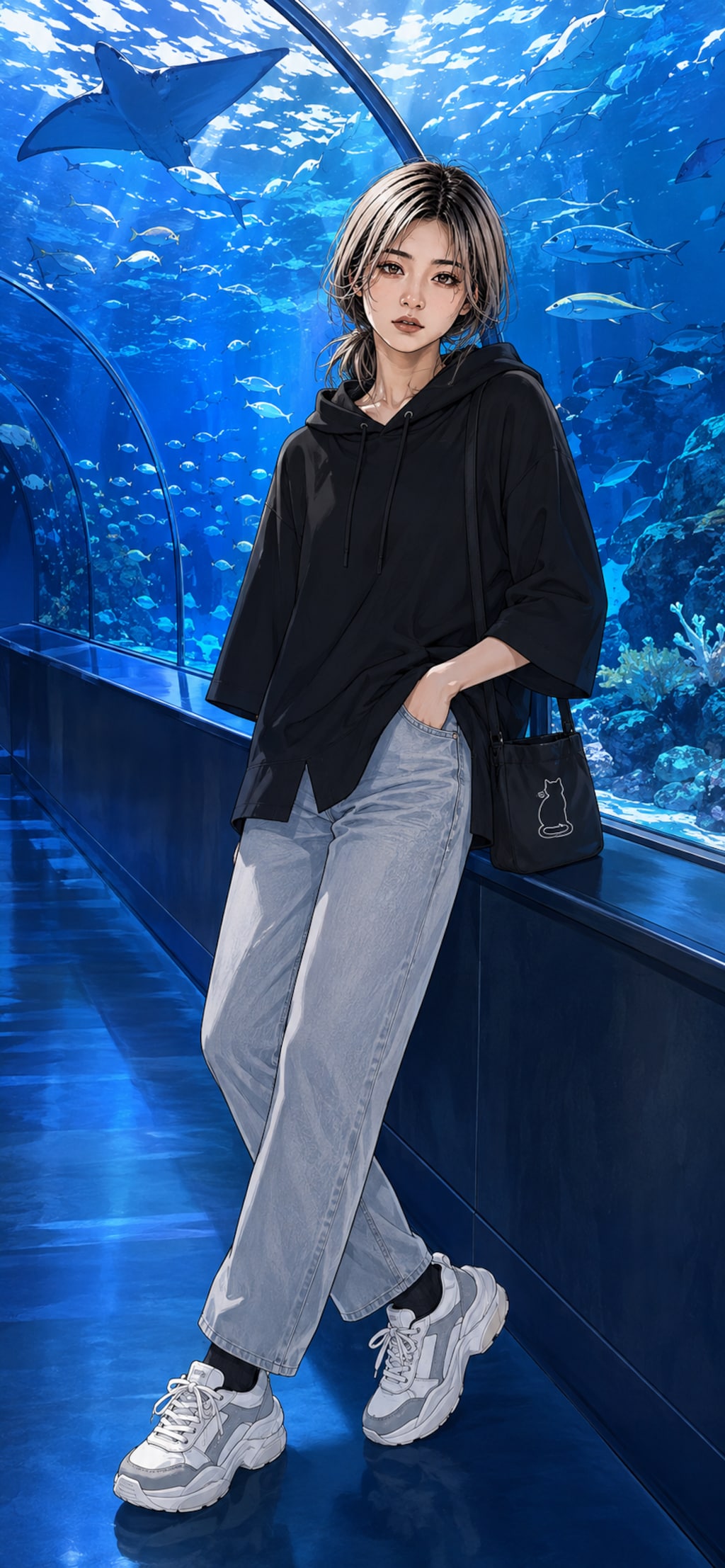 親戚のキッズと水族館♪（クール、ちびちゃん、ちびとぅりお、赤ちゃん）