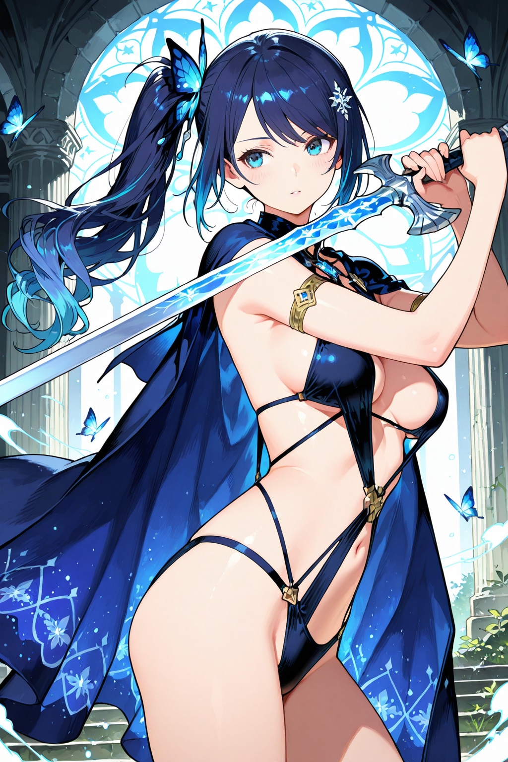 スリングアーマーの魔法剣士