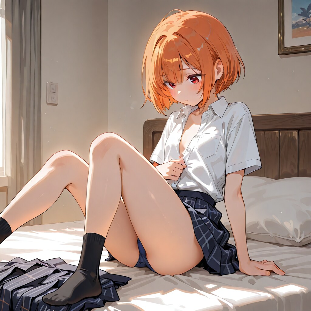 今日は紺色