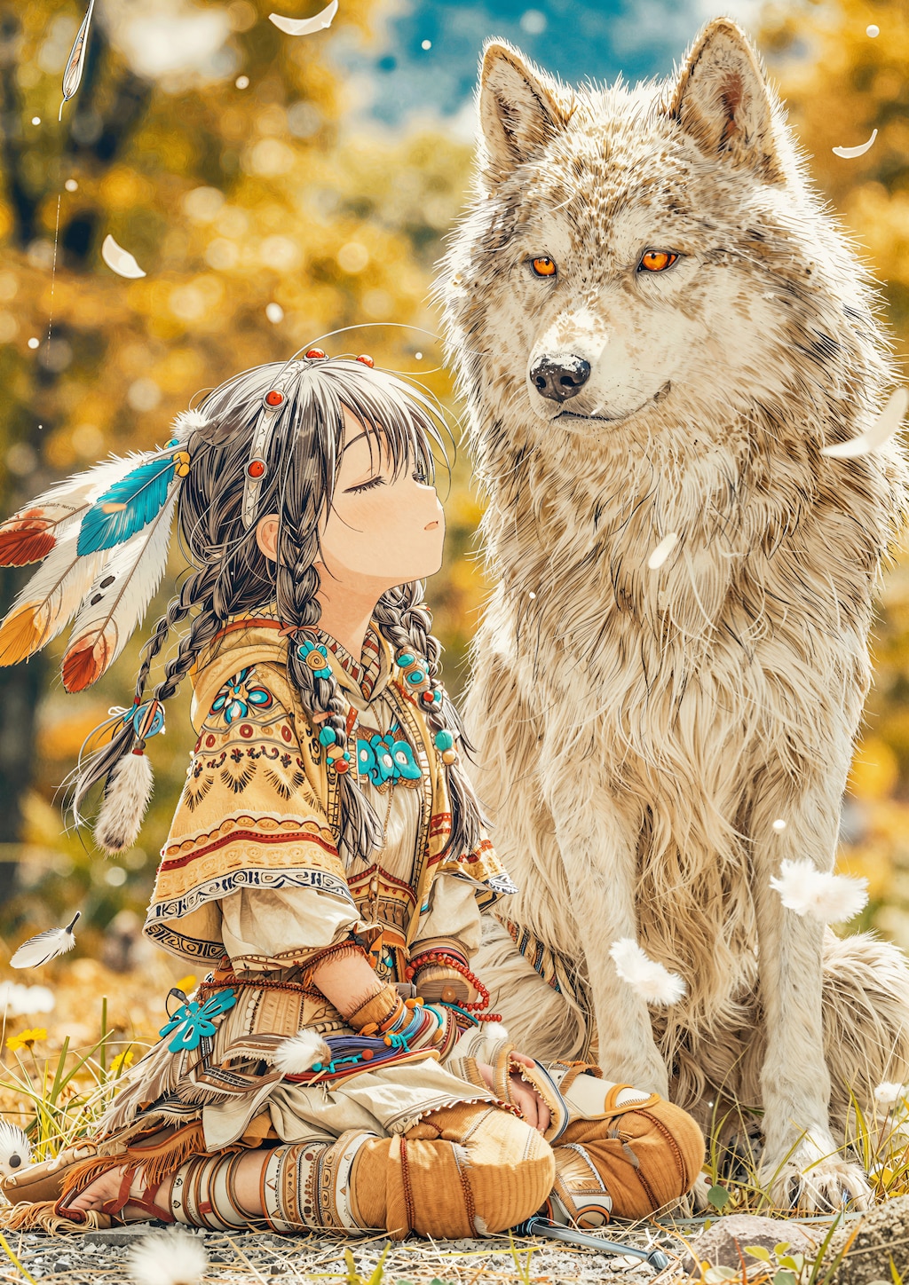 白き守護者と巫女の絆