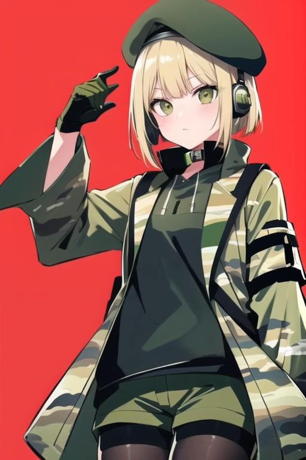 ベレー帽娘（今新橋なんだけど敵いないよ。）