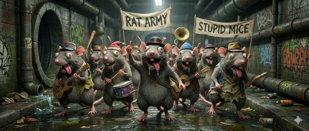 アホねずみ集団