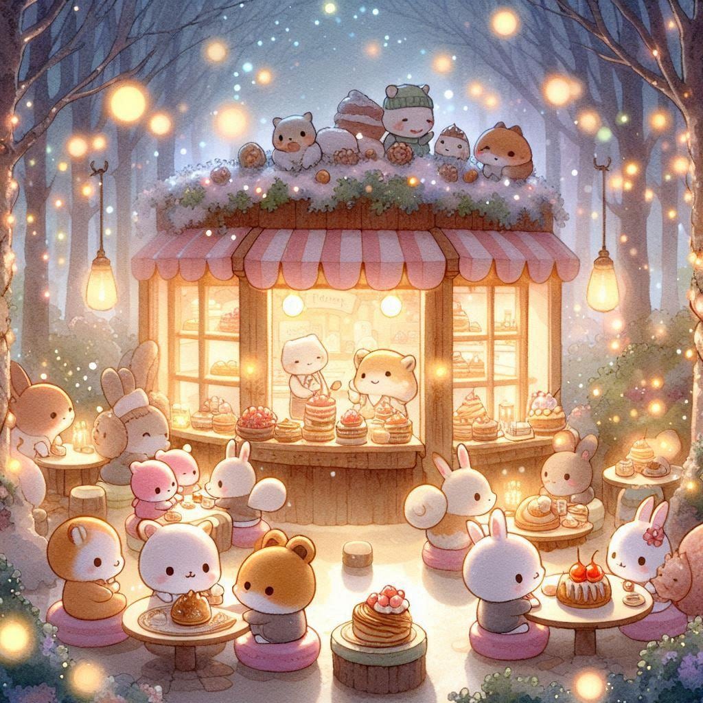 森の中のパティスリー